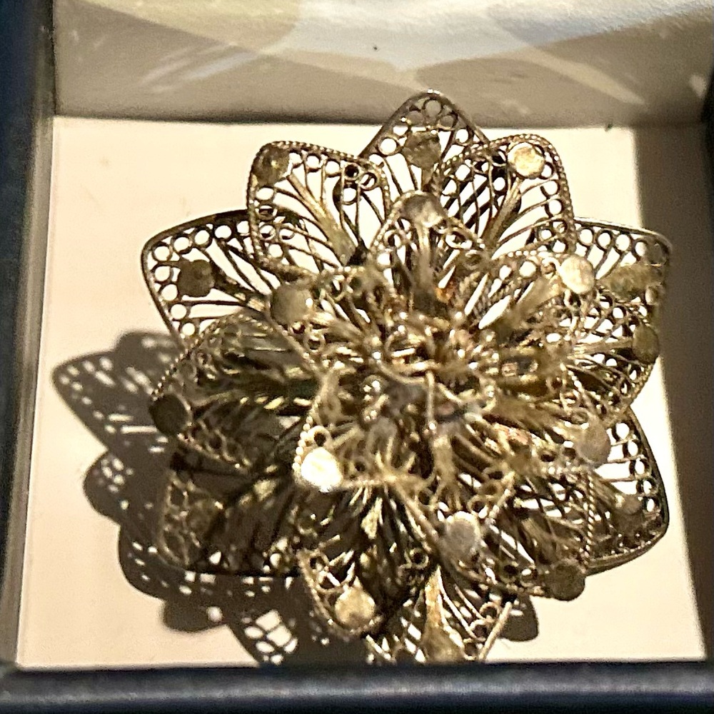 Antique Filigree Brooch